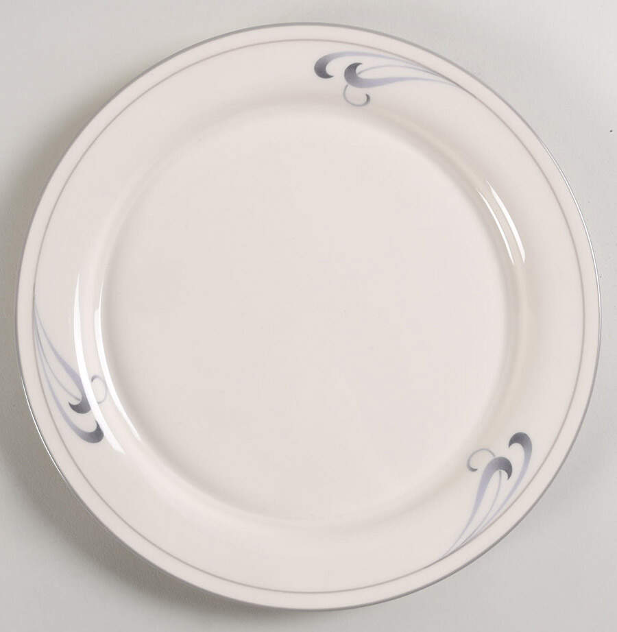 Grey Brushstrokes Dinner Plate by Lenox-1