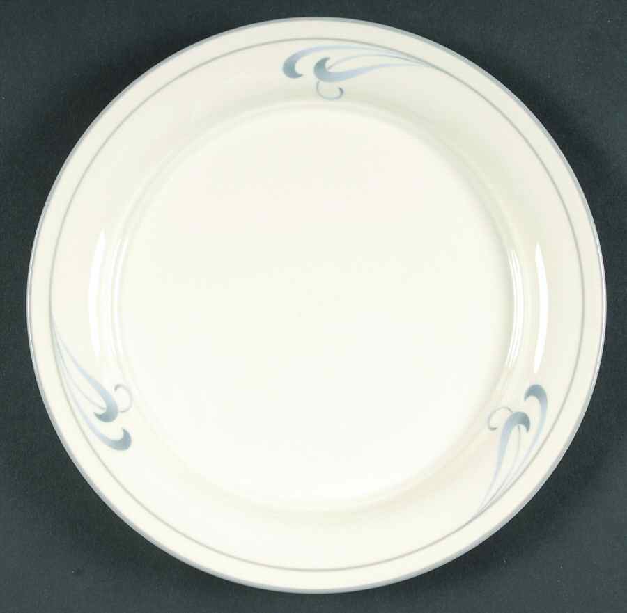 Grey Brushstrokes Salad Plate by Lenox-1