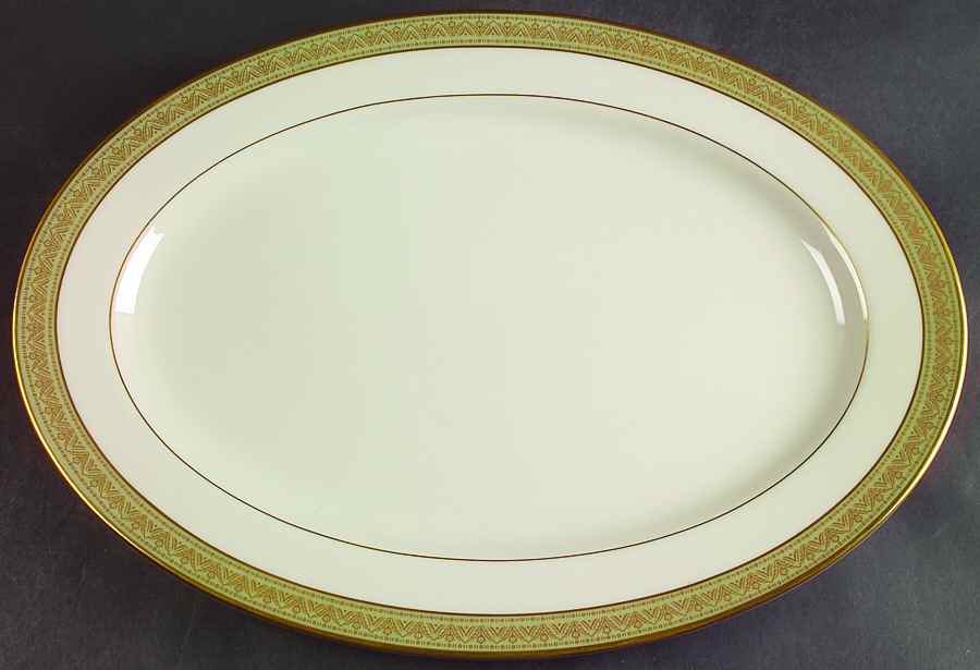 Greenfield 16" Oval Serving Platter by Lenox-1