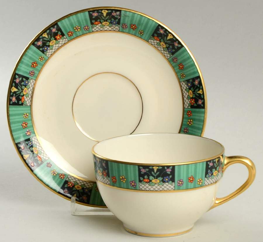 The Greenwich Flat Cup & Saucer Set by Lenox-1