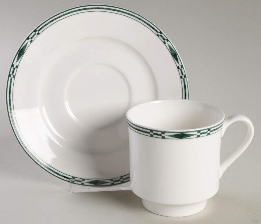 Greenwich Flat Cup & Saucer Set by Lenox-1