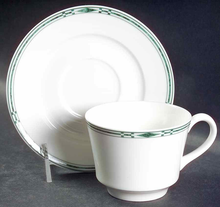 Greenwich Flat Cup & Saucer Set by Lenox-1