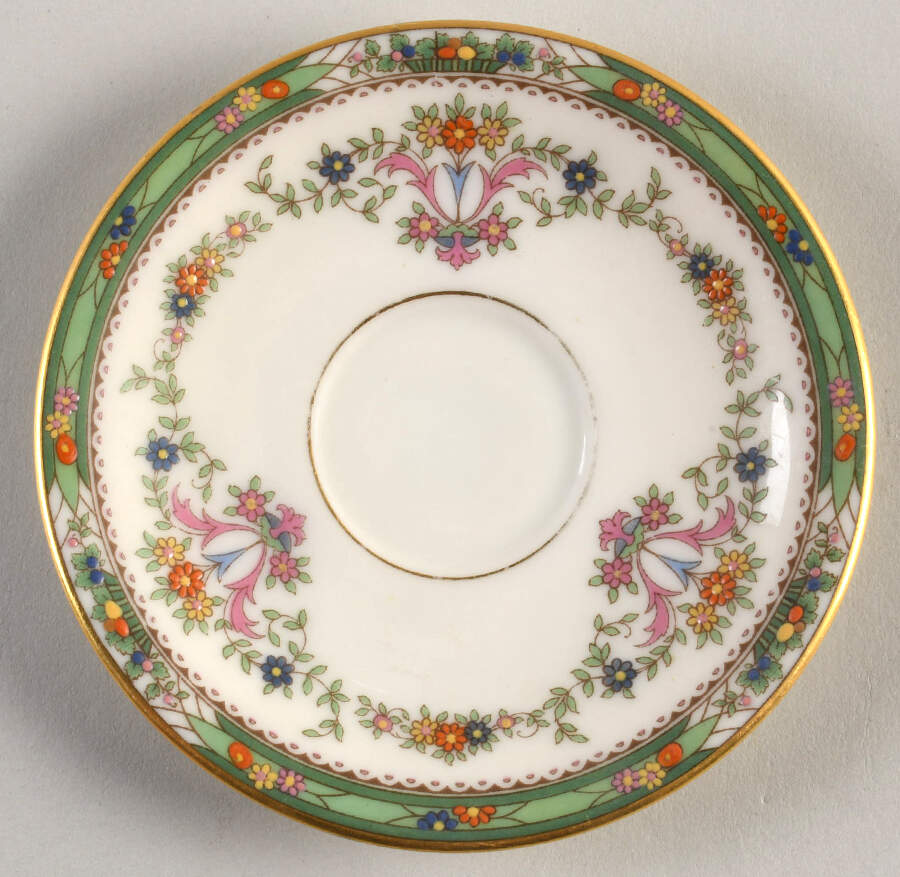 Grenoble Ivory Saucer for Demitasse Cup by Lenox-1