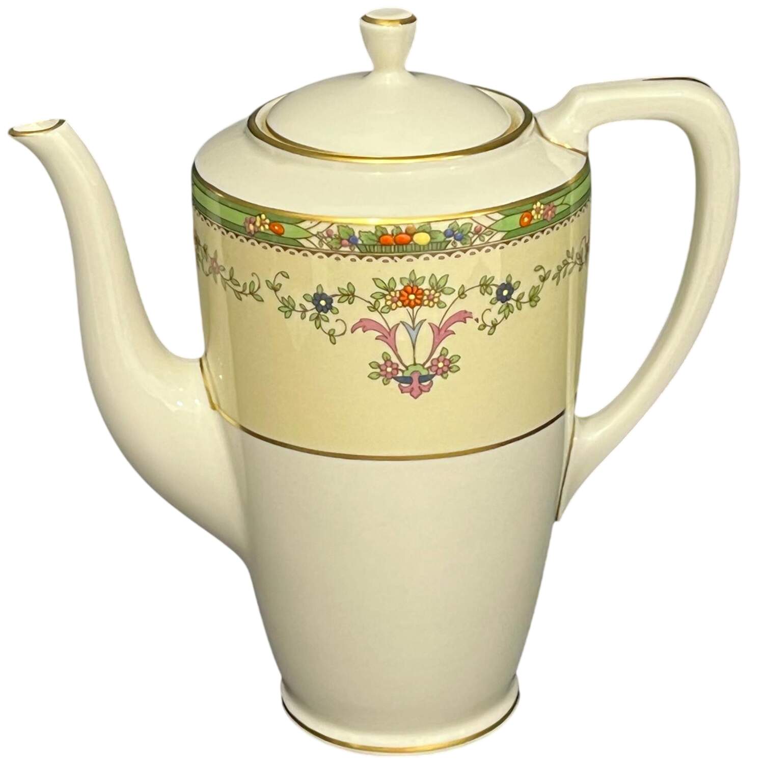 Grenoble Ivory Coffee Pot & Lid by Lenox-1