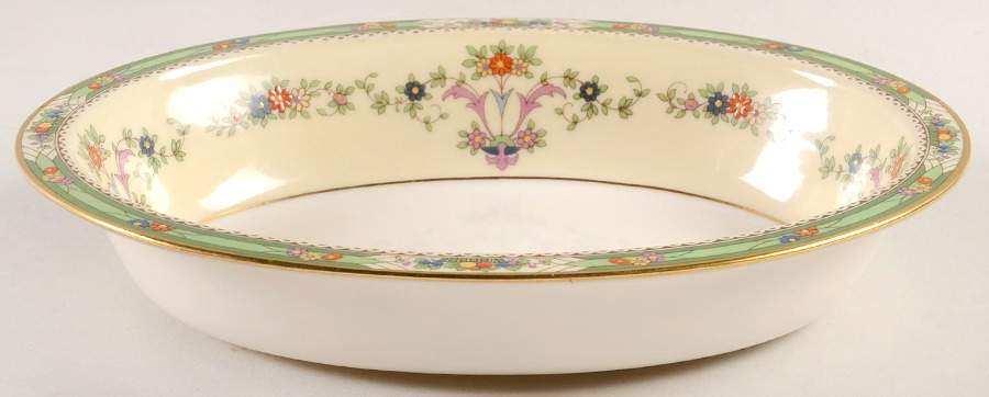 Grenoble Ivory 9" Oval Vegetable Bowl by Lenox-1