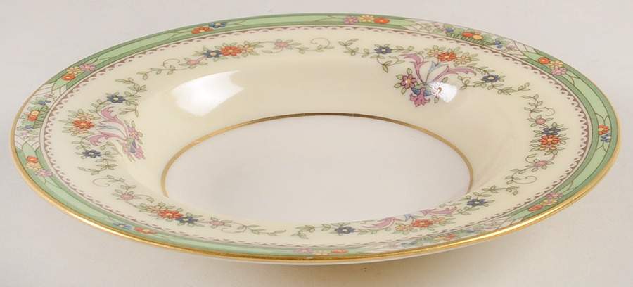 Grenoble Ivory Rim Fruit/Dessert (Sauce) Bowl by Lenox-1