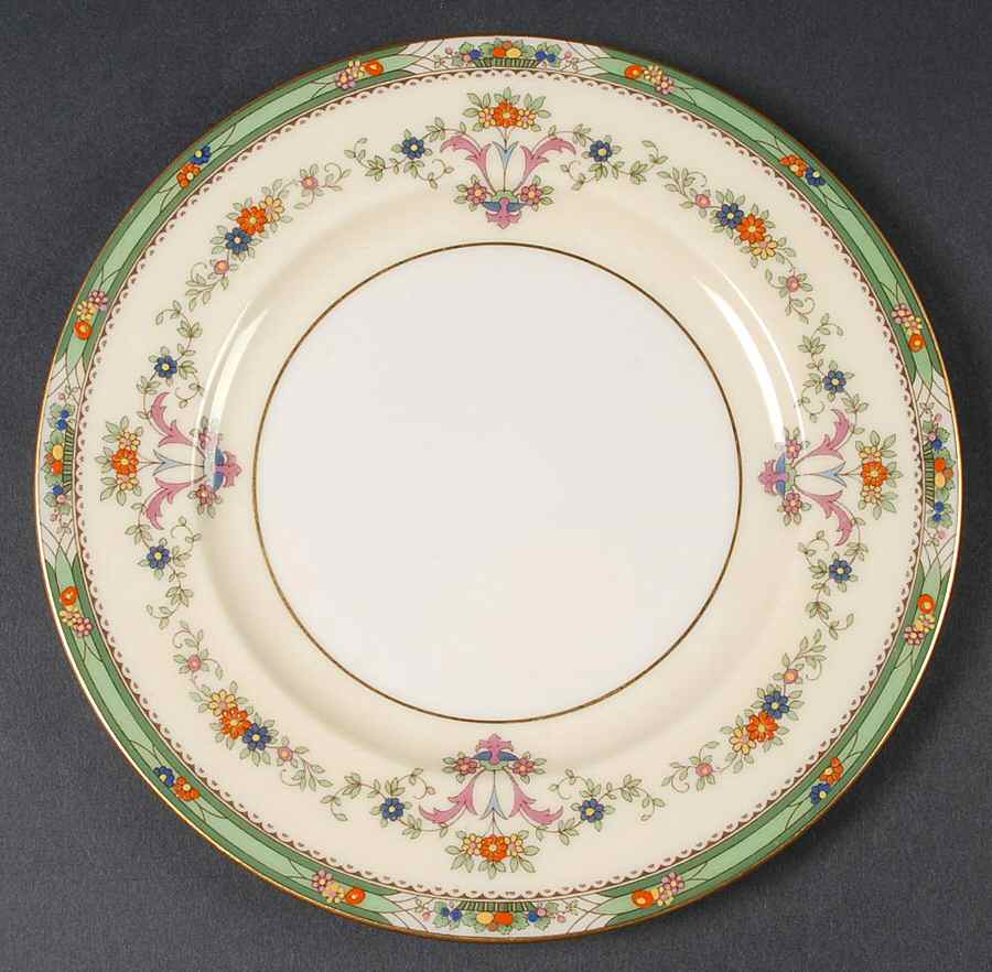 Grenoble Ivory Luncheon Plate by Lenox-1
