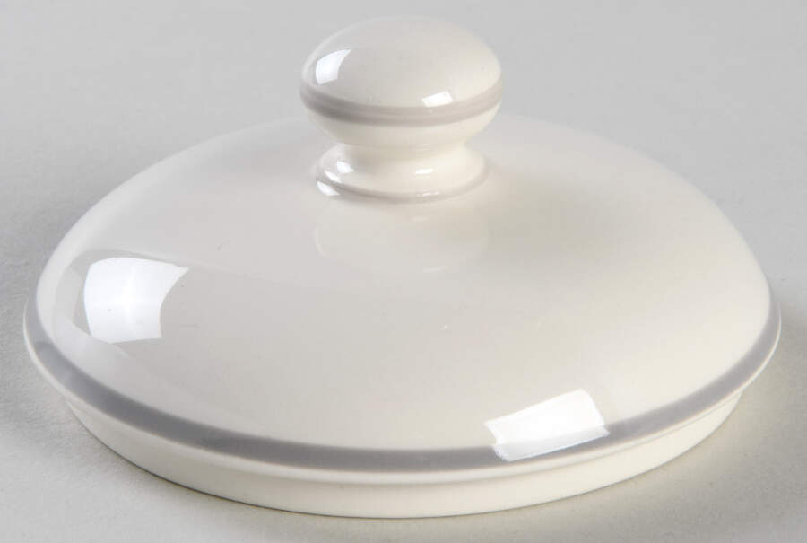 Grey Pinstripes (For the Grey) Lid for Sugar Bowl by Lenox-1