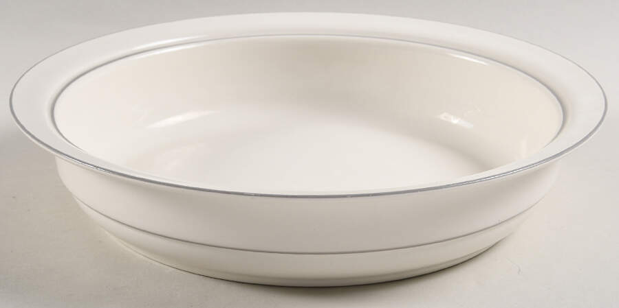 Grey Pinstripes (For the Grey) Pie Serving Plate by Lenox-1
