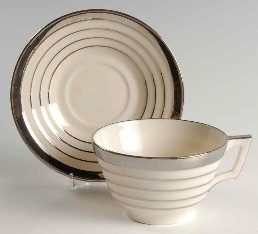 H319 Flat Cup & Saucer Set by Lenox-1