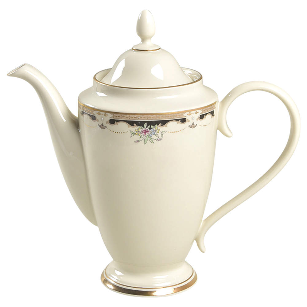 Hartwell House 1999 Shape Coffee Pot & Lid by Lenox-1