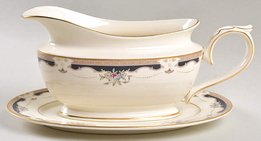 Hartwell House Gravy Boat & Underplate by Lenox-1
