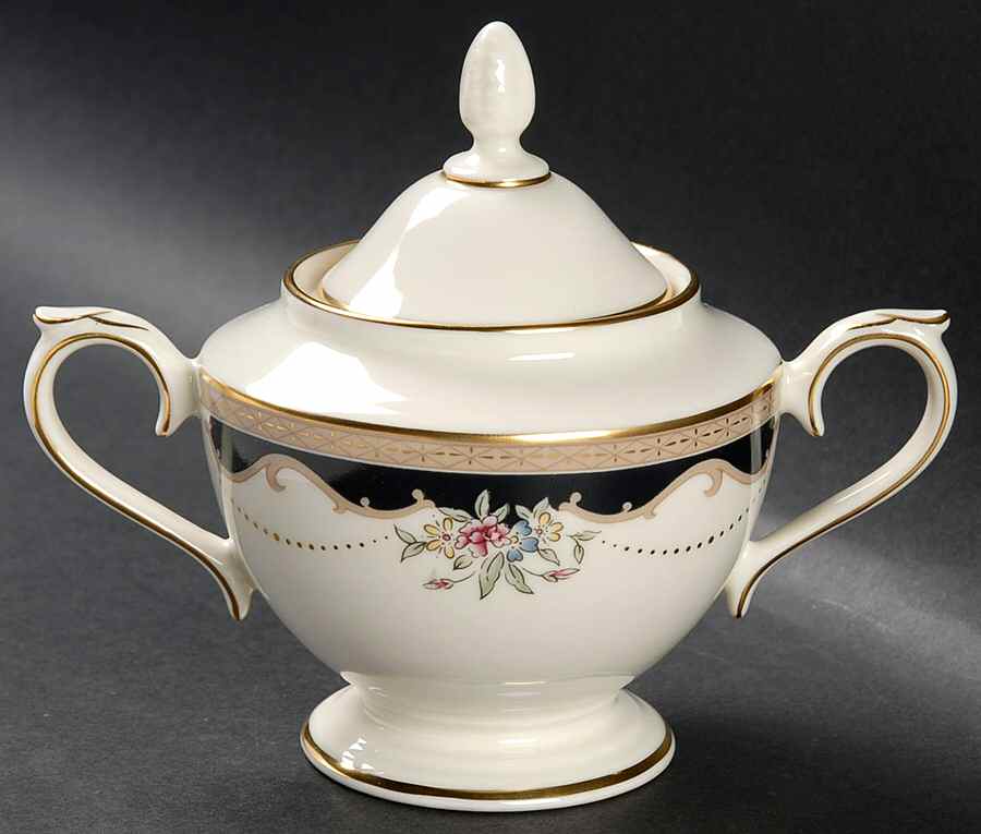 Hartwell House Sugar Bowl & Lid by Lenox-1