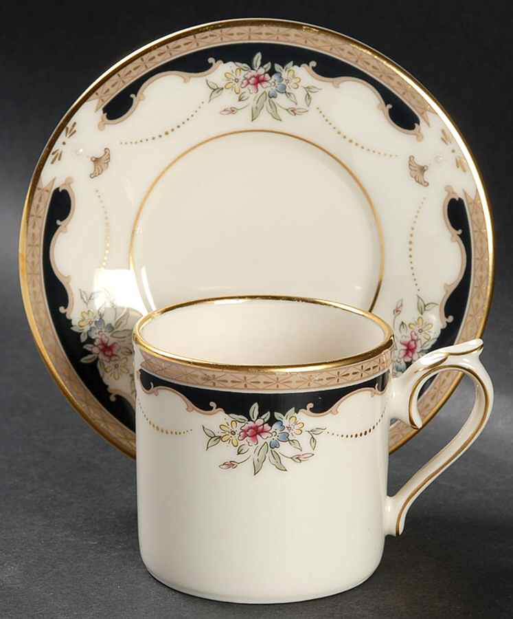 Hartwell House Flat Demitasse Cup & Saucer Set by Lenox-1