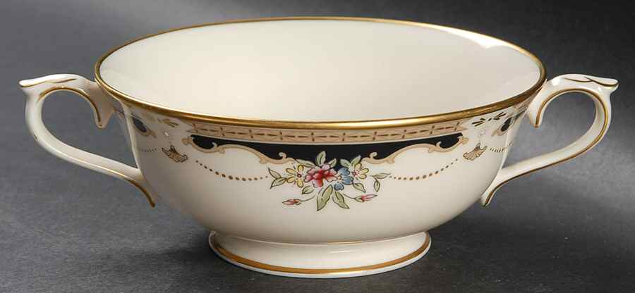 Hartwell House Footed Cream Soup Bowl by Lenox-1