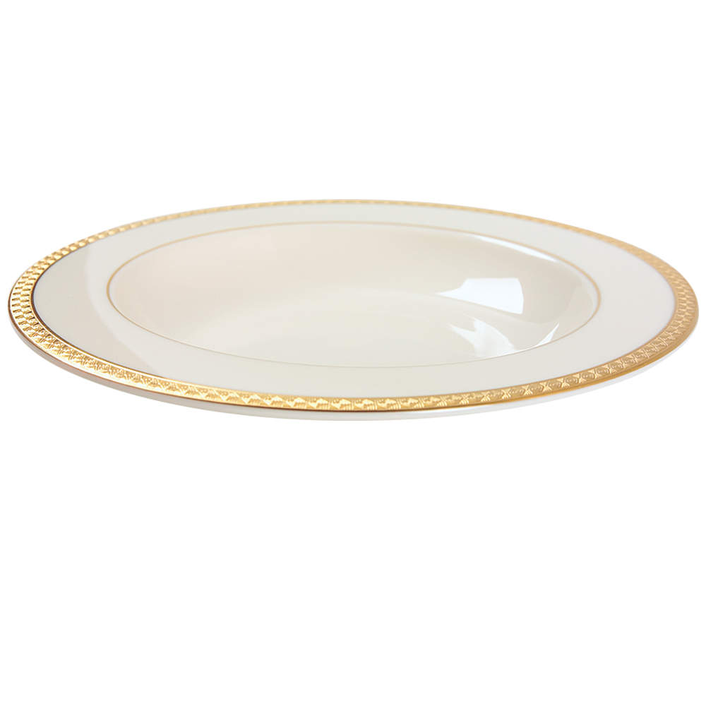 Haverford Hall Large Rim Soup Bowl by Lenox-1
