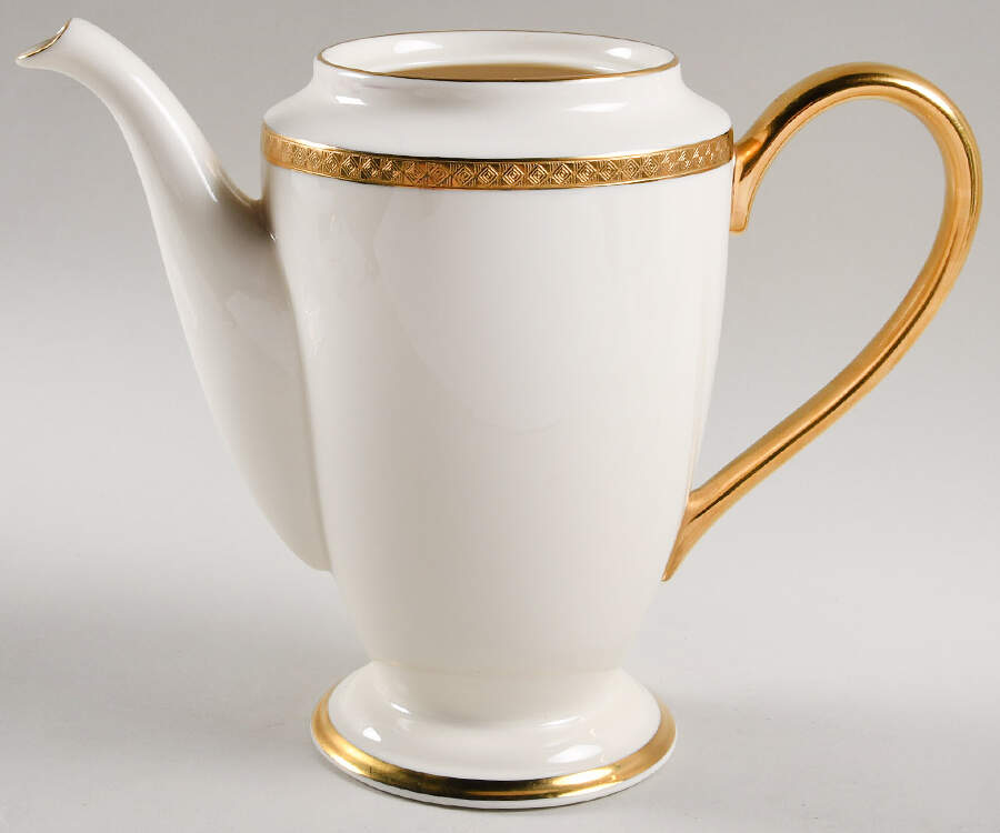 Haverford Hall 1999 Shape Coffee Pot No Lid by Lenox-1