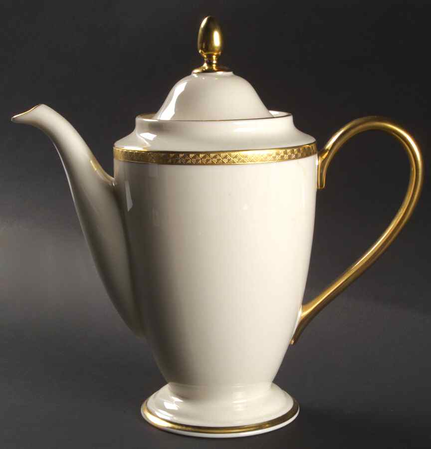 Haverford Hall 1999 Shape Coffee Pot & Lid by Lenox-1