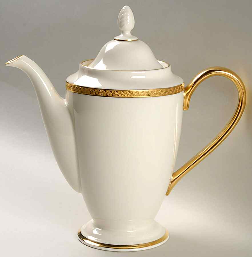 Haverford Hall 1999 Shape Coffee Pot & Lid by Lenox-1