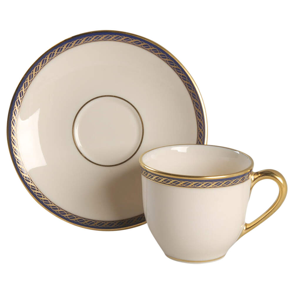Hamilton Flat Demitasse Cup & Saucer Set by Lenox-1