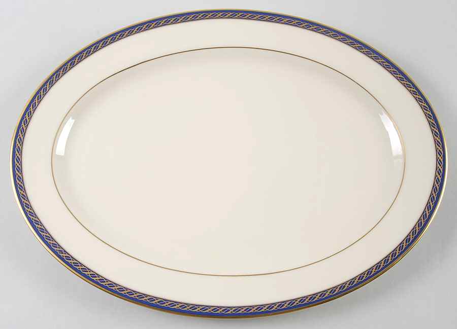 Hamilton 13" Oval Serving Platter by Lenox-1