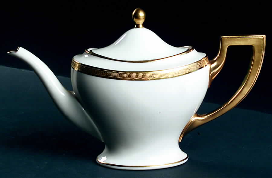 Hanover (Cream) Teapot & Lid by Lenox-1