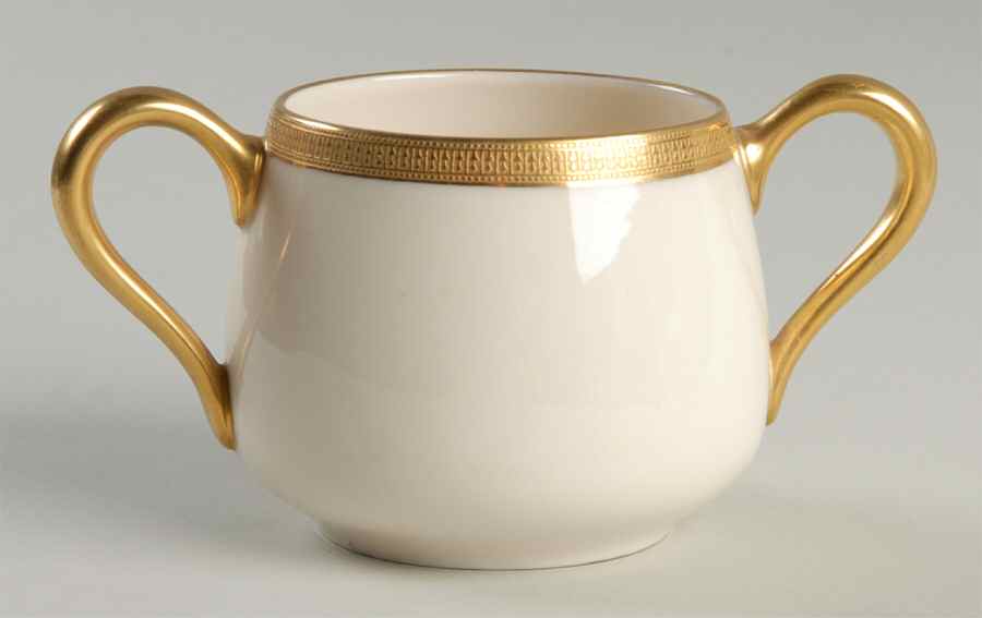 Hanover (Cream) Open Sugar Bowl by Lenox-1