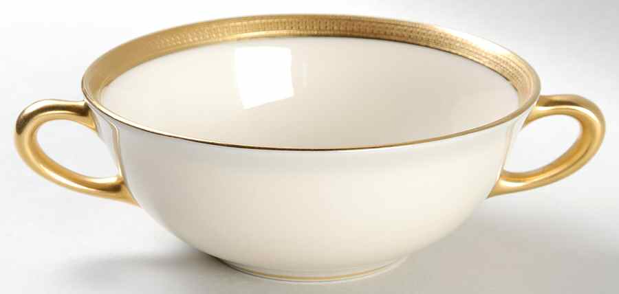 Hanover (Cream) Flat Cream Soup Bowl by Lenox-1
