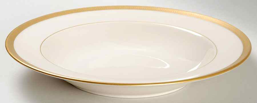 Hanover (Cream) Rim Soup Bowl by Lenox-1
