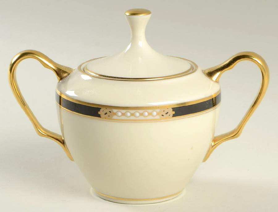 Hancock Sugar Bowl & Lid by Lenox-1