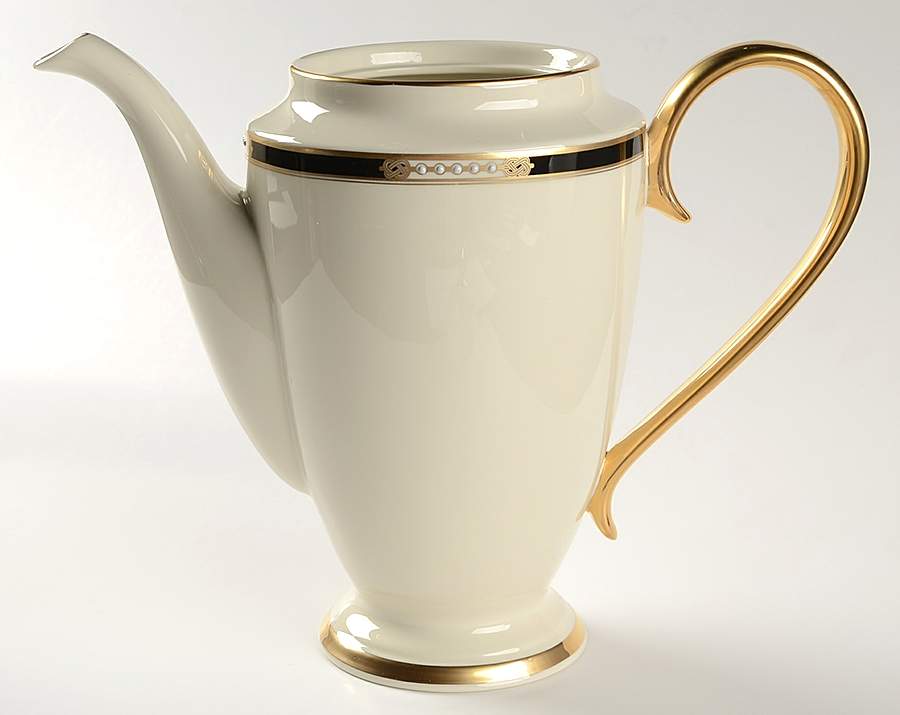 Hancock 1999 Shape Coffee Pot No Lid by Lenox-1