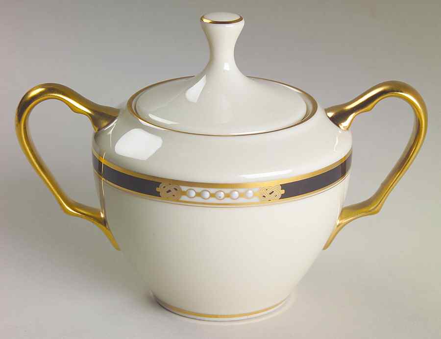 Hancock Sugar Bowl & Lid by Lenox-1