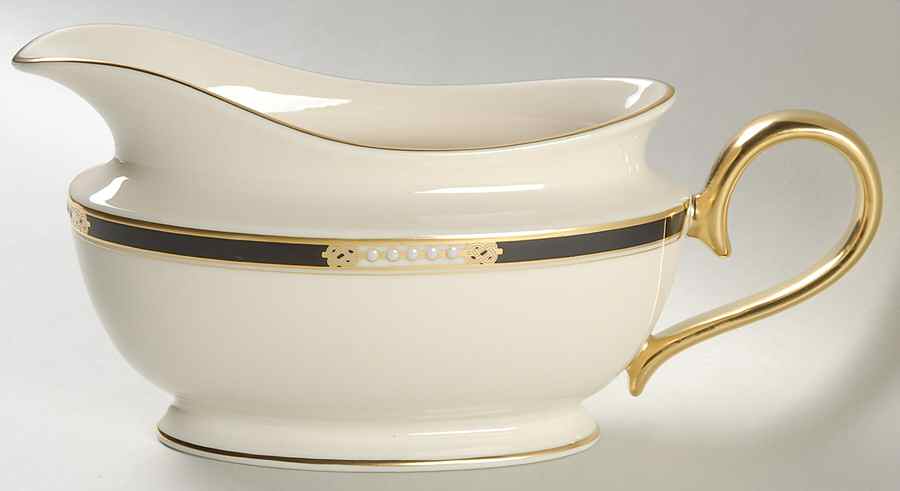 Hancock 1999 Shape Gravy Boat by Lenox-1