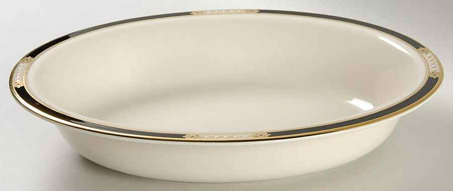 Hancock 9" Oval Vegetable Bowl by Lenox-1
