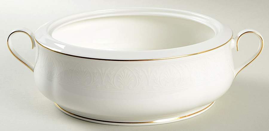 Hannah Gold Round Vegetable No Lid by Lenox-1