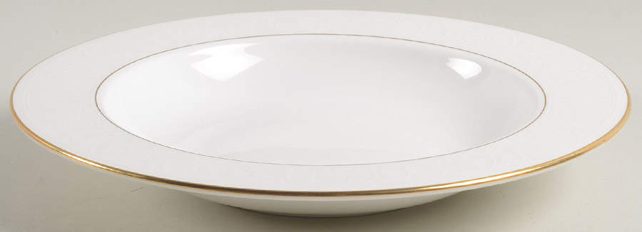 Hannah Gold 9" Soup/Pasta Bowl by Lenox-1