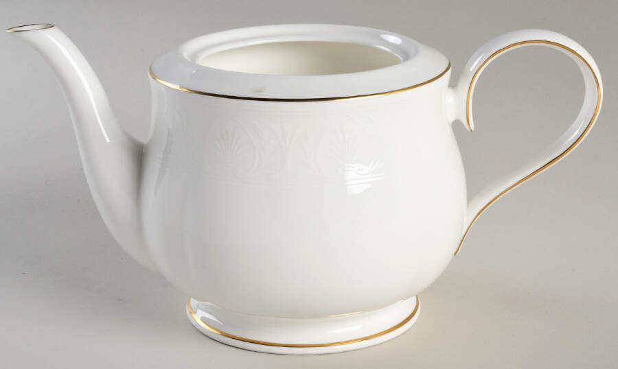 Hannah Gold Teapot No Lid by Lenox-1