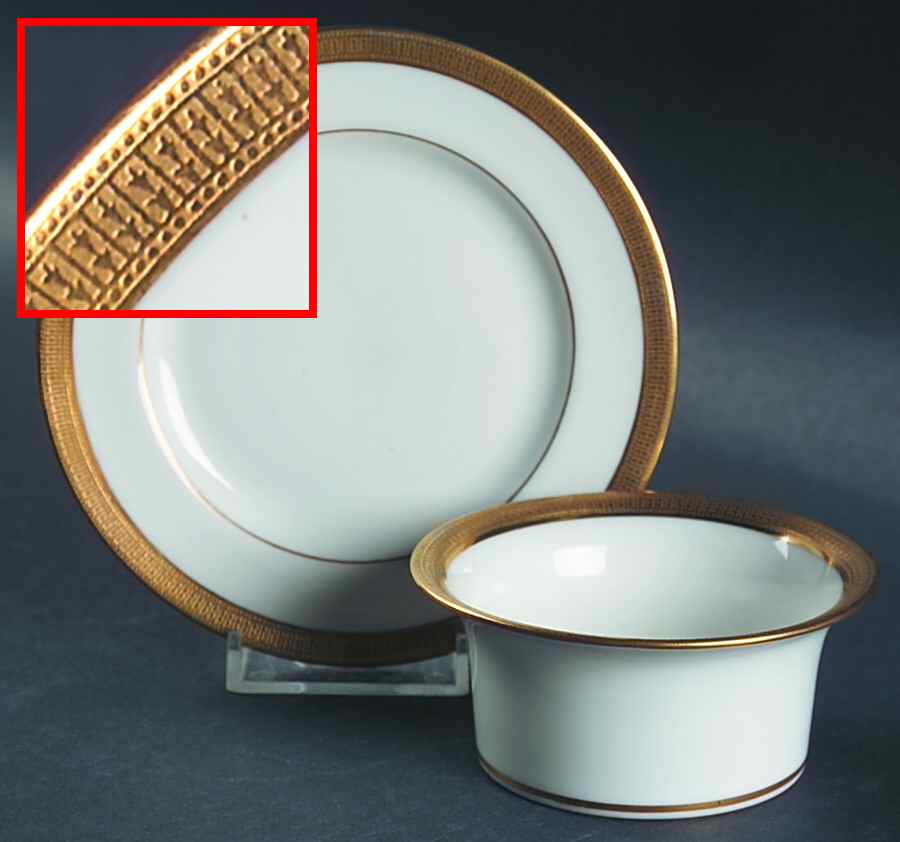 Hanover (White) Ramekin & Saucer Set by Lenox-1