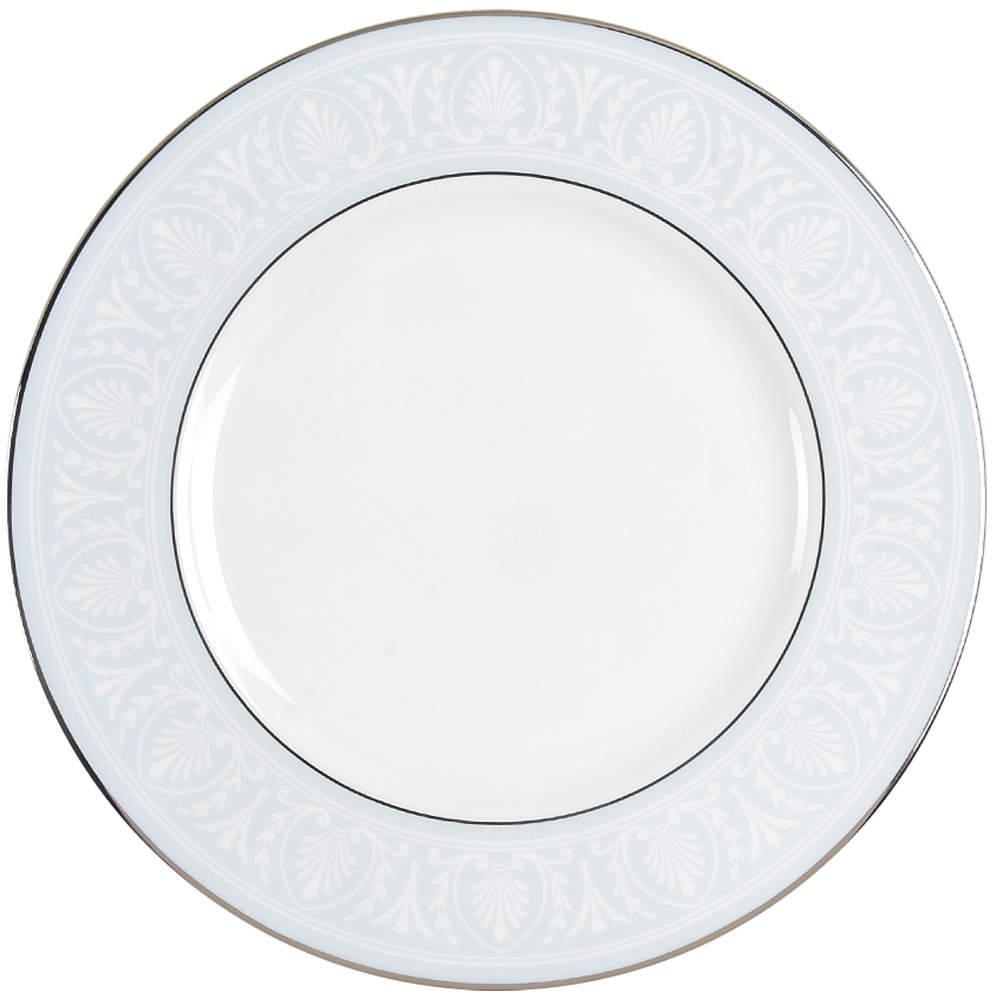 Hannah Platinum Accent Luncheon Plate by Lenox-1