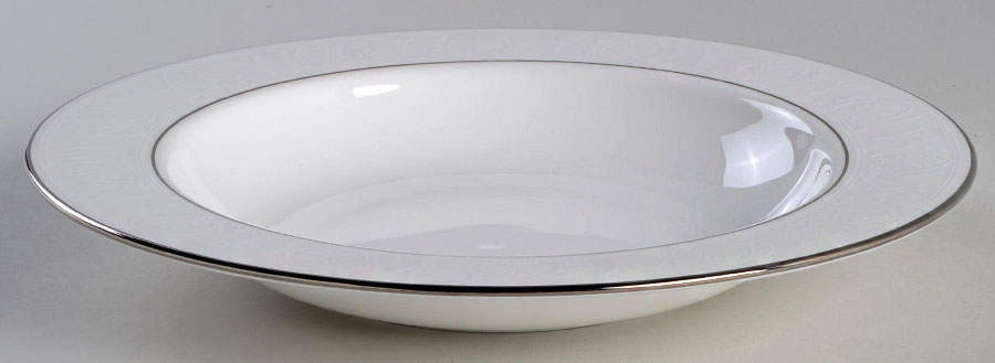 Hannah Platinum 9" Soup/Pasta Bowl by Lenox-1