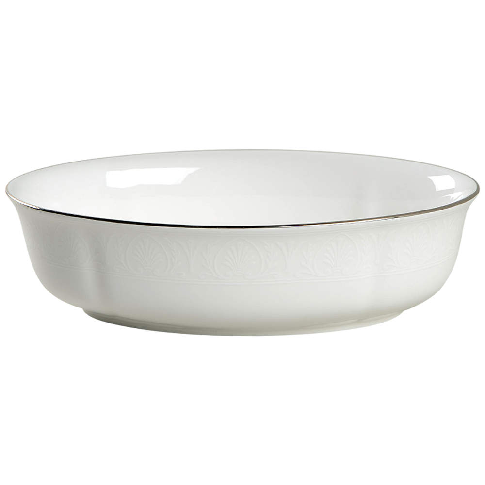 Hannah Platinum 9" Oval Vegetable Bowl by Lenox-1