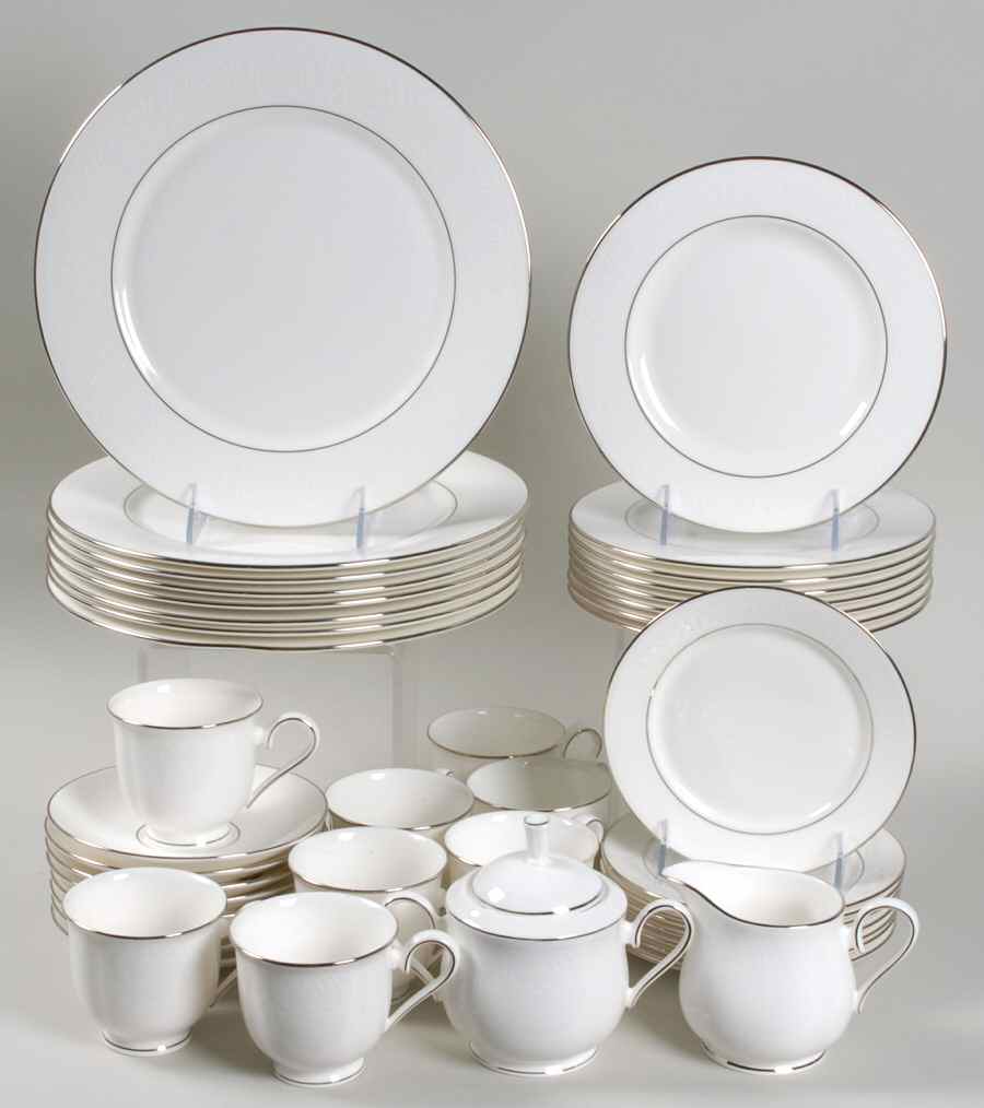 Hannah Platinum 43 Piece Set by Lenox-1