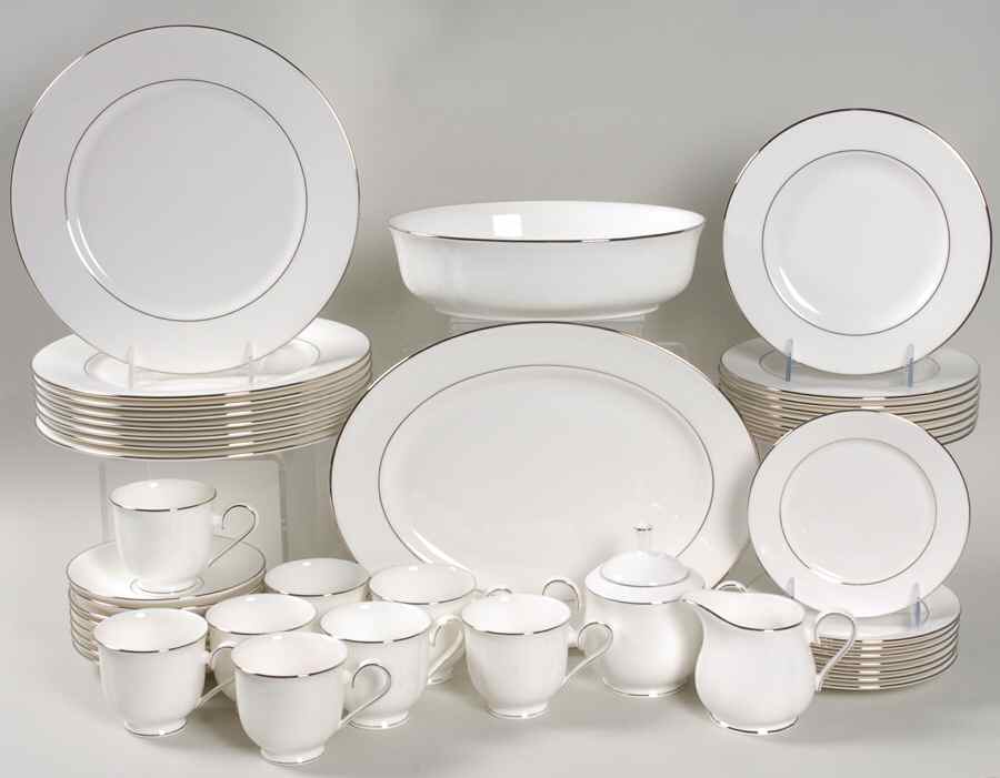 Hannah Platinum 45 Piece Set by Lenox-1