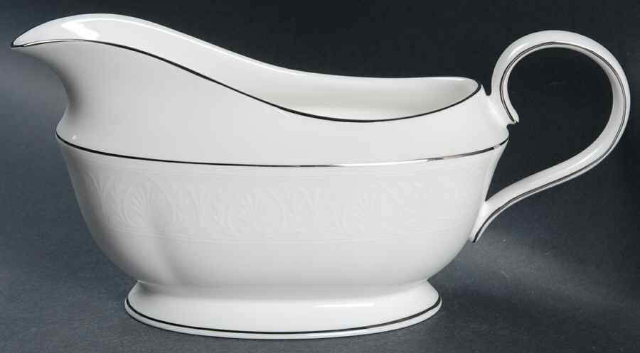 Hannah Platinum Gravy Boat by Lenox-1