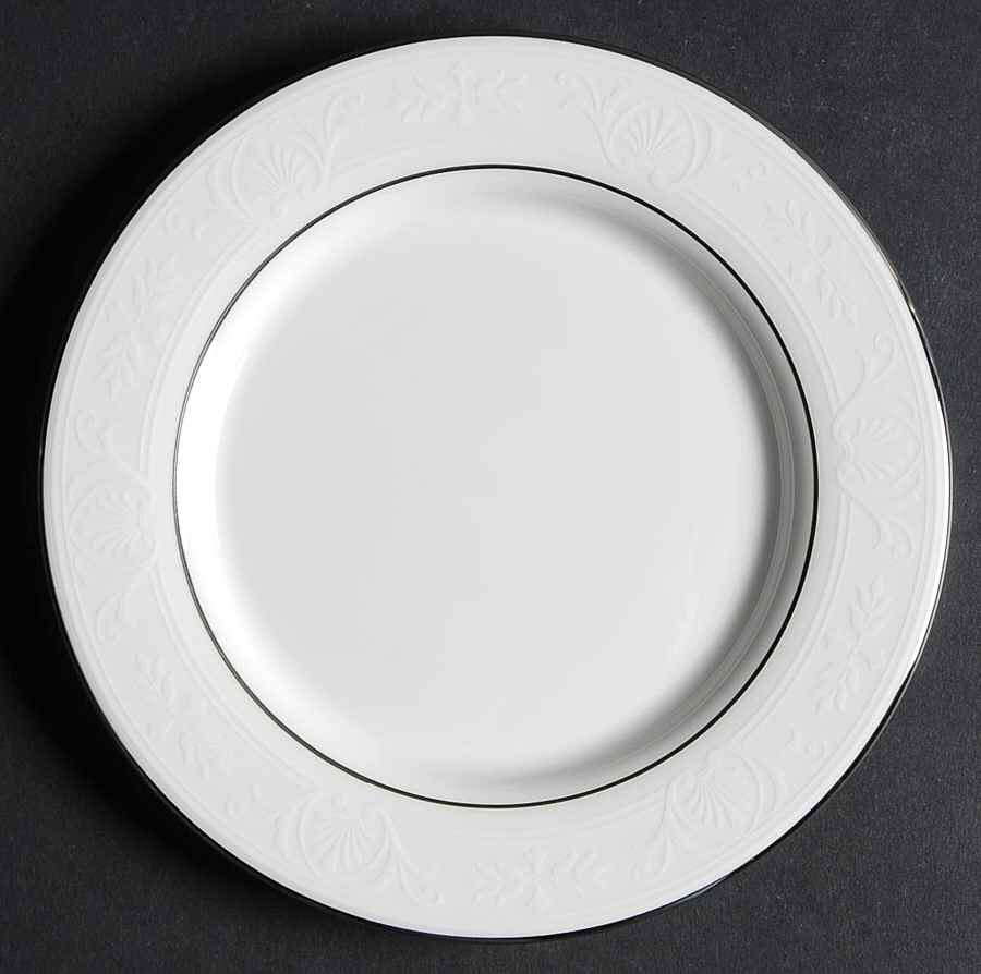 Hannah Platinum Tidbit Plate by Lenox-1
