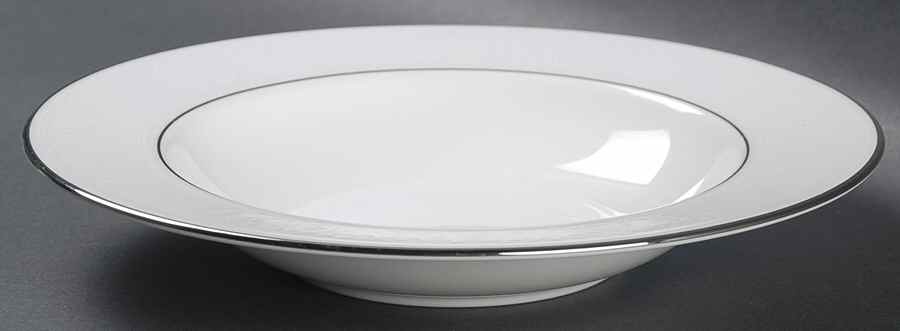 Hannah Platinum Rim Soup Bowl by Lenox-1