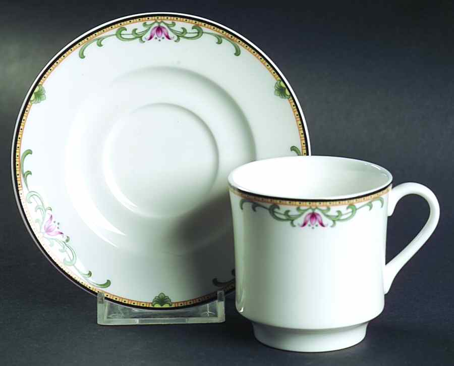 Hanover Park Flat Demitasse Cup & Saucer Set by Lenox-1