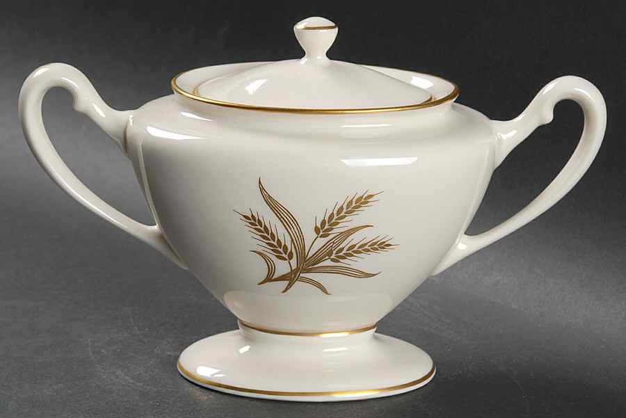 Harvest Shape 743 Sugar Bowl & Lid by Lenox-1