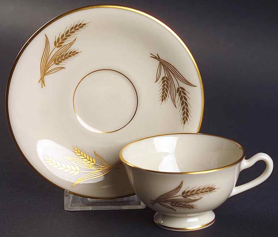 Harvest Footed Demitasse Cup & Saucer Set by Lenox-1