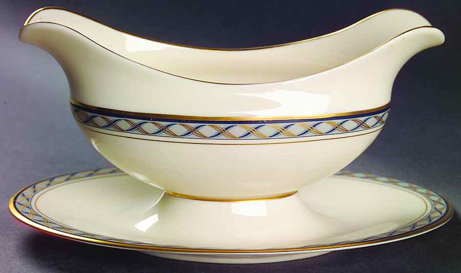 Harrison Gravy Boat with Attached Underplate by Lenox-1